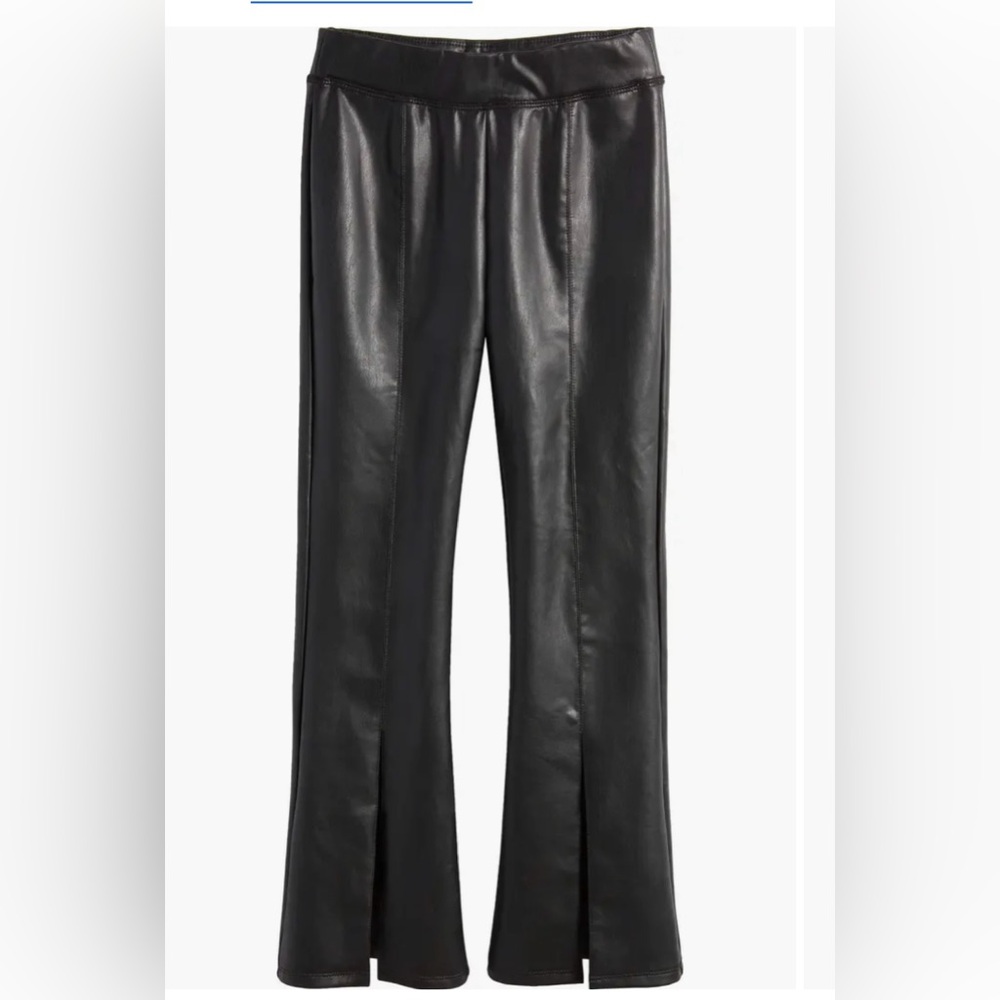 Kids' Slit Hem Faux Leather Flare Pants
Truce